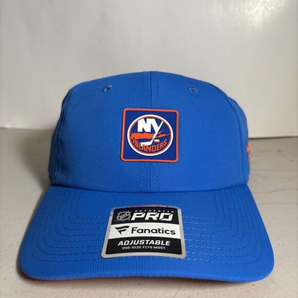 Fanatics Authentic Pro New‎ York Islanders Blue NHL Adjustable Hat NEW